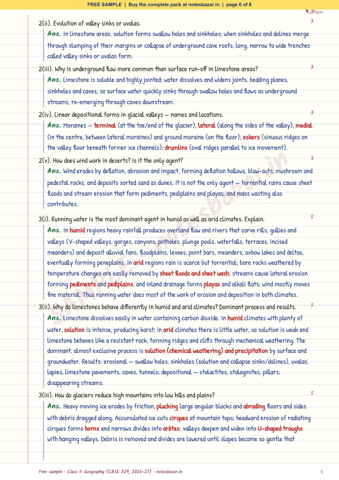 Sample page 6 of 8