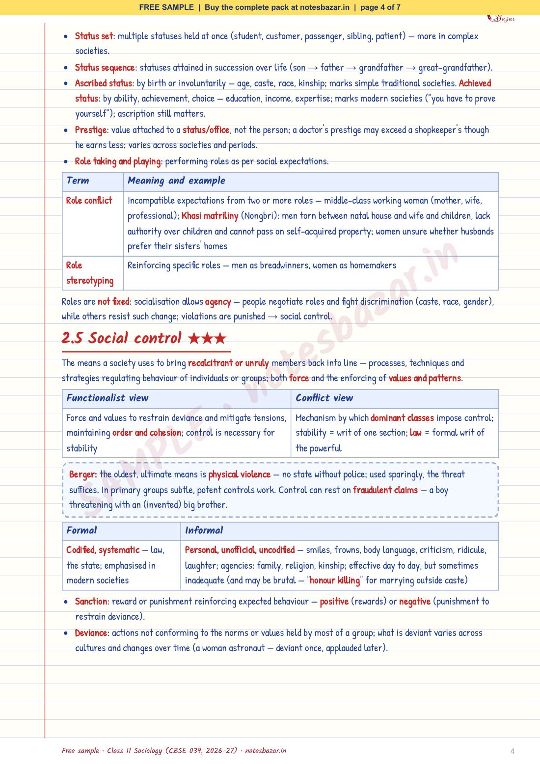 Sample page 4 of 7