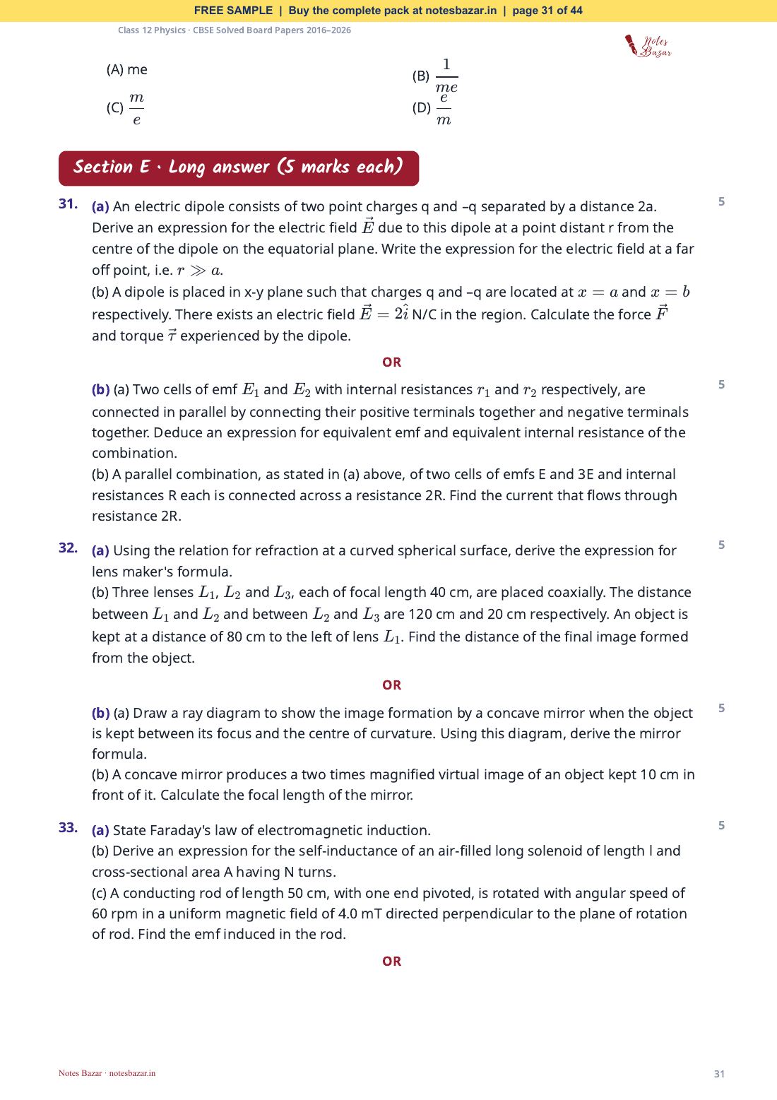 Sample page 31 of 44