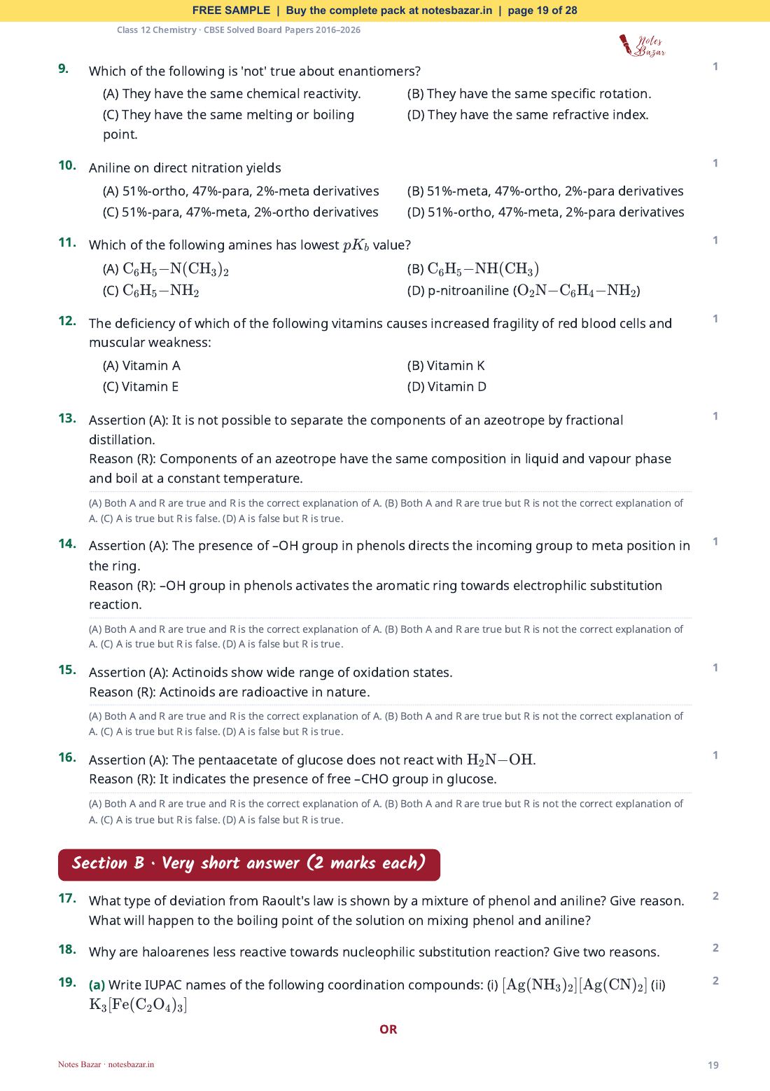 Sample page 19 of 28