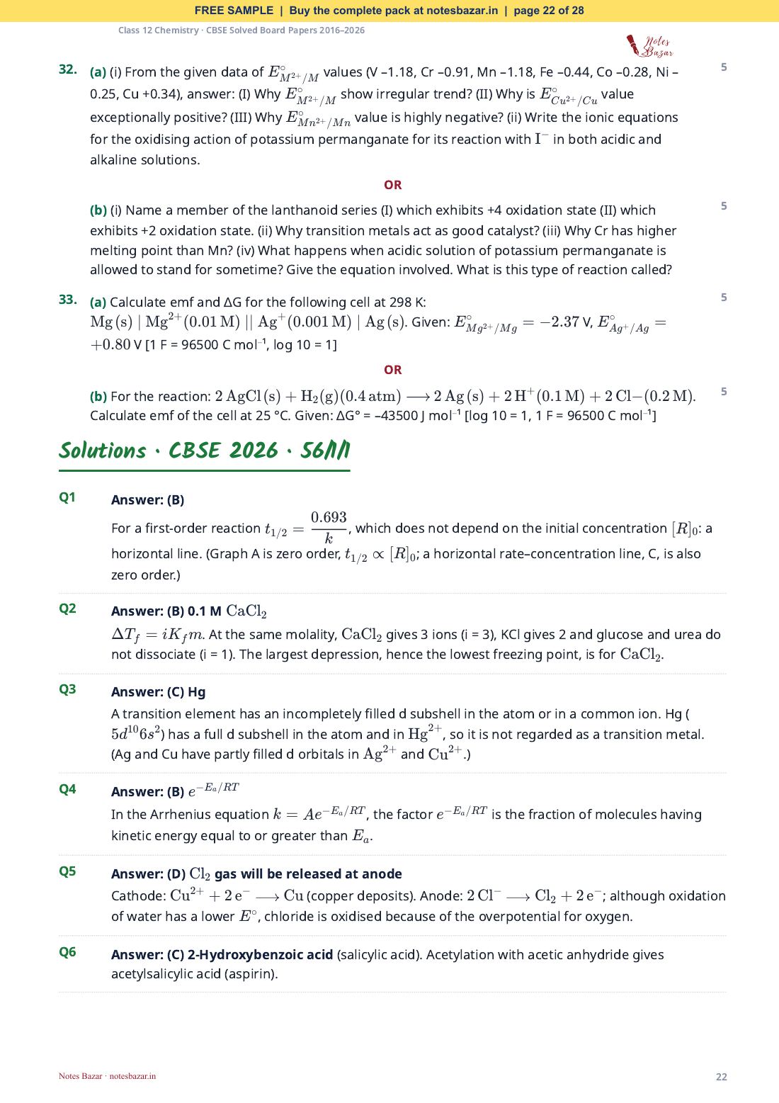 Sample page 22 of 28