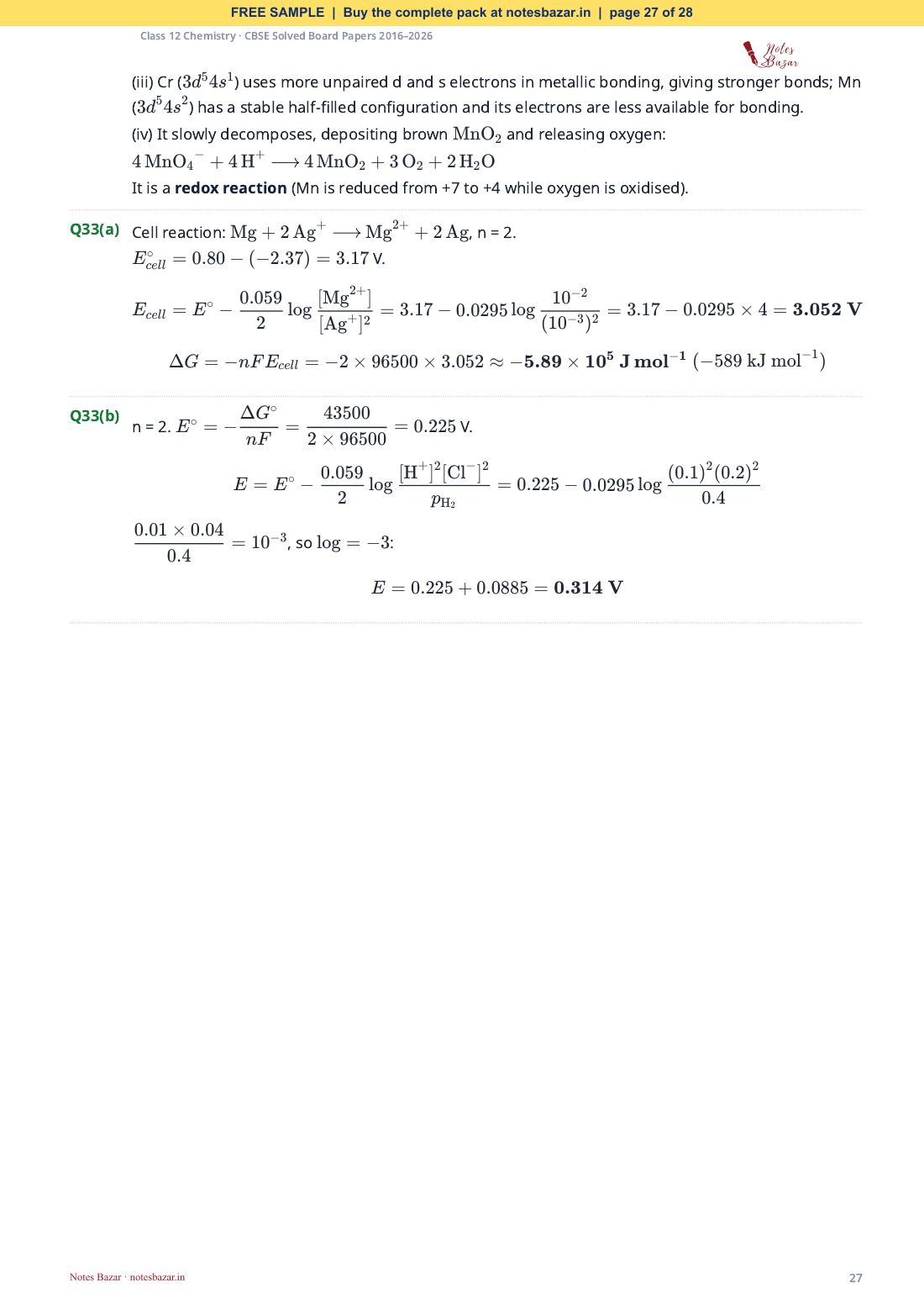 Sample page 27 of 28
