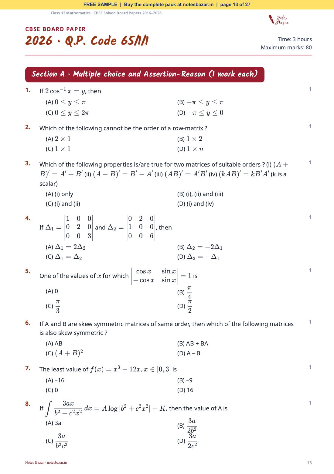 Sample page 13 of 27