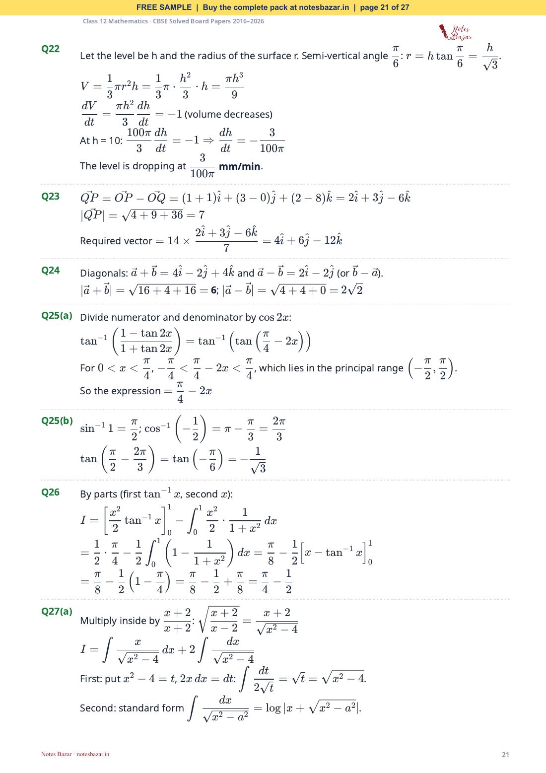 Sample page 21 of 27
