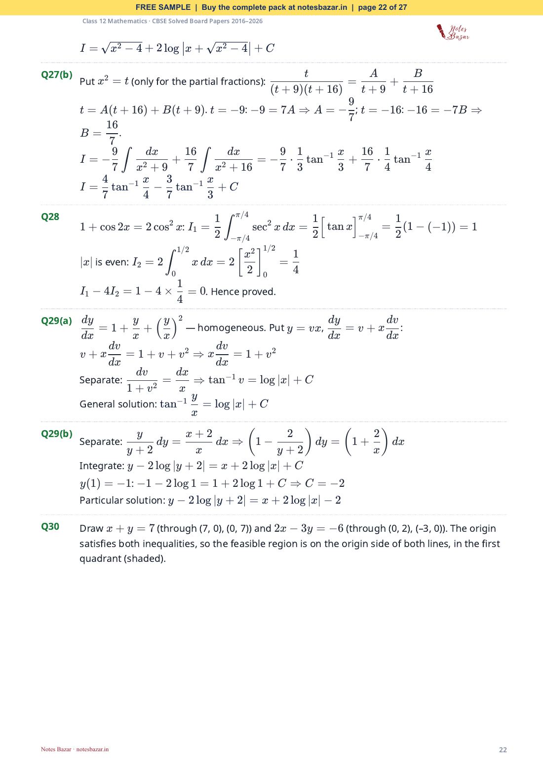 Sample page 22 of 27