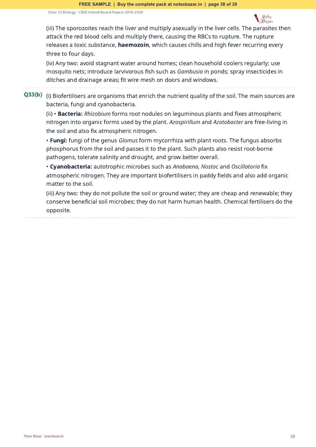 Sample page 38 of 39