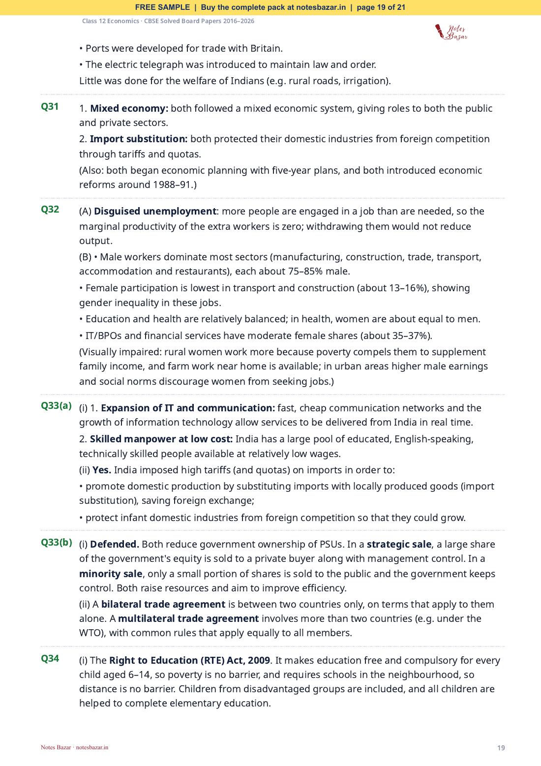Sample page 19 of 21