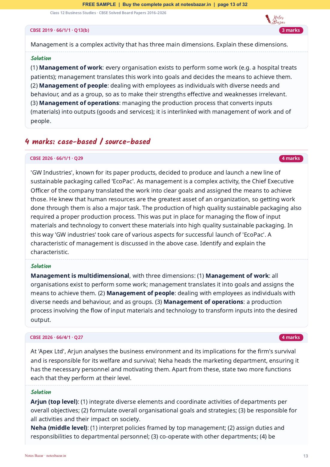 Sample page 13 of 32