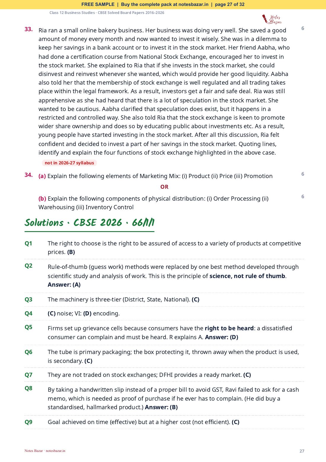 Sample page 27 of 32
