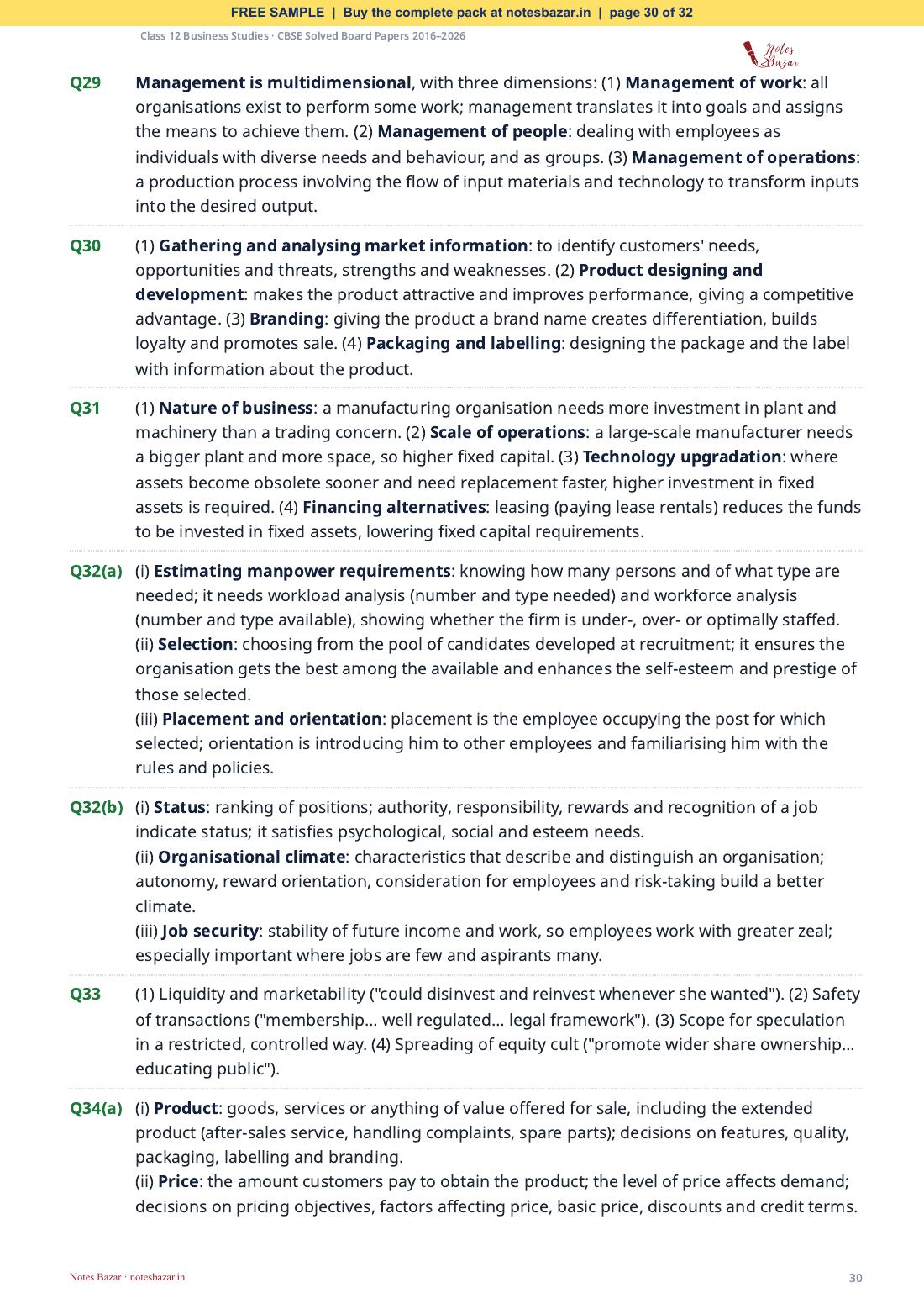 Sample page 30 of 32
