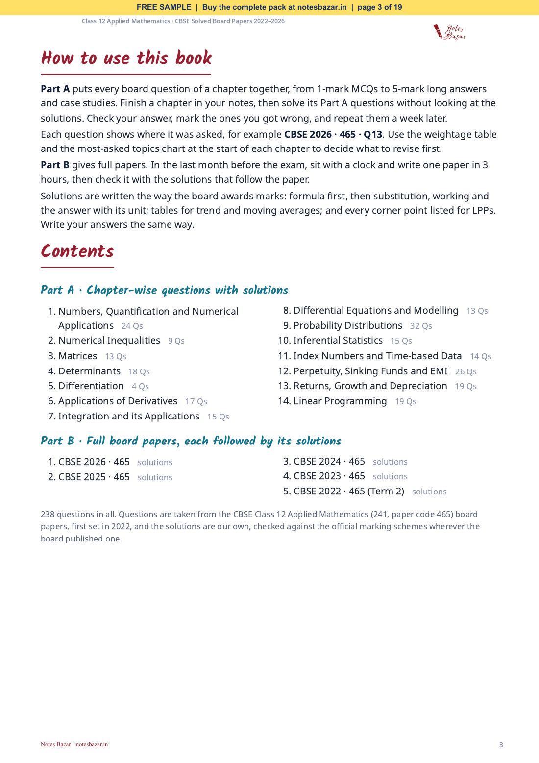 Sample page 3 of 19