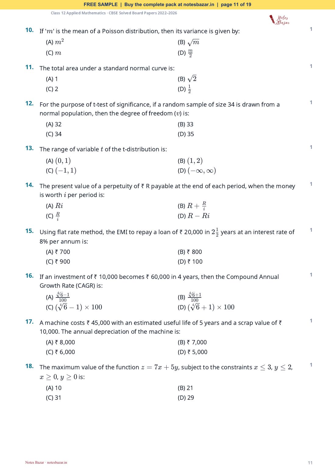 Sample page 11 of 19