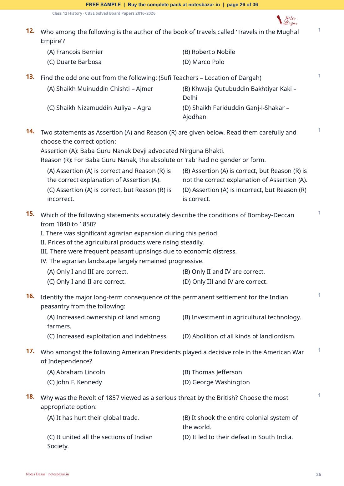 Sample page 26 of 36