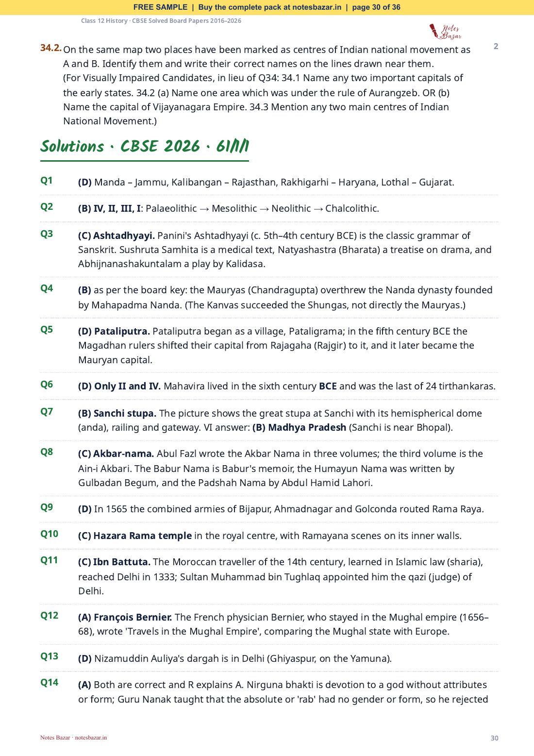 Sample page 30 of 36
