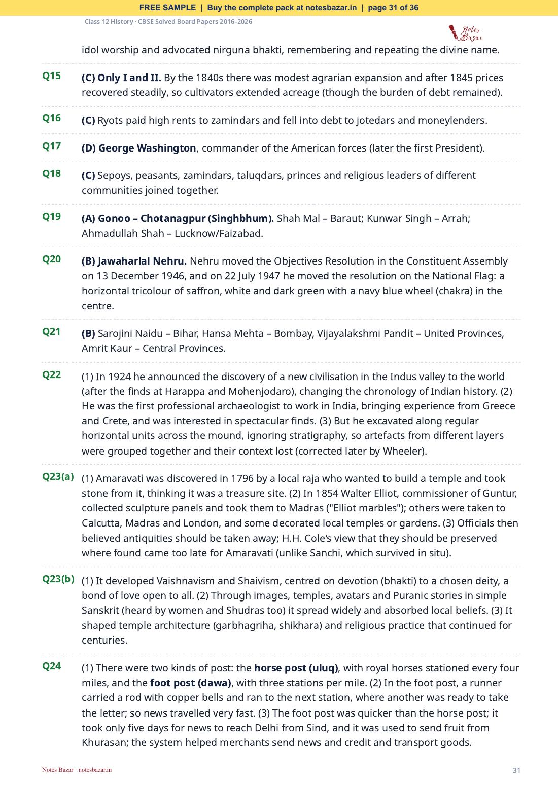 Sample page 31 of 36