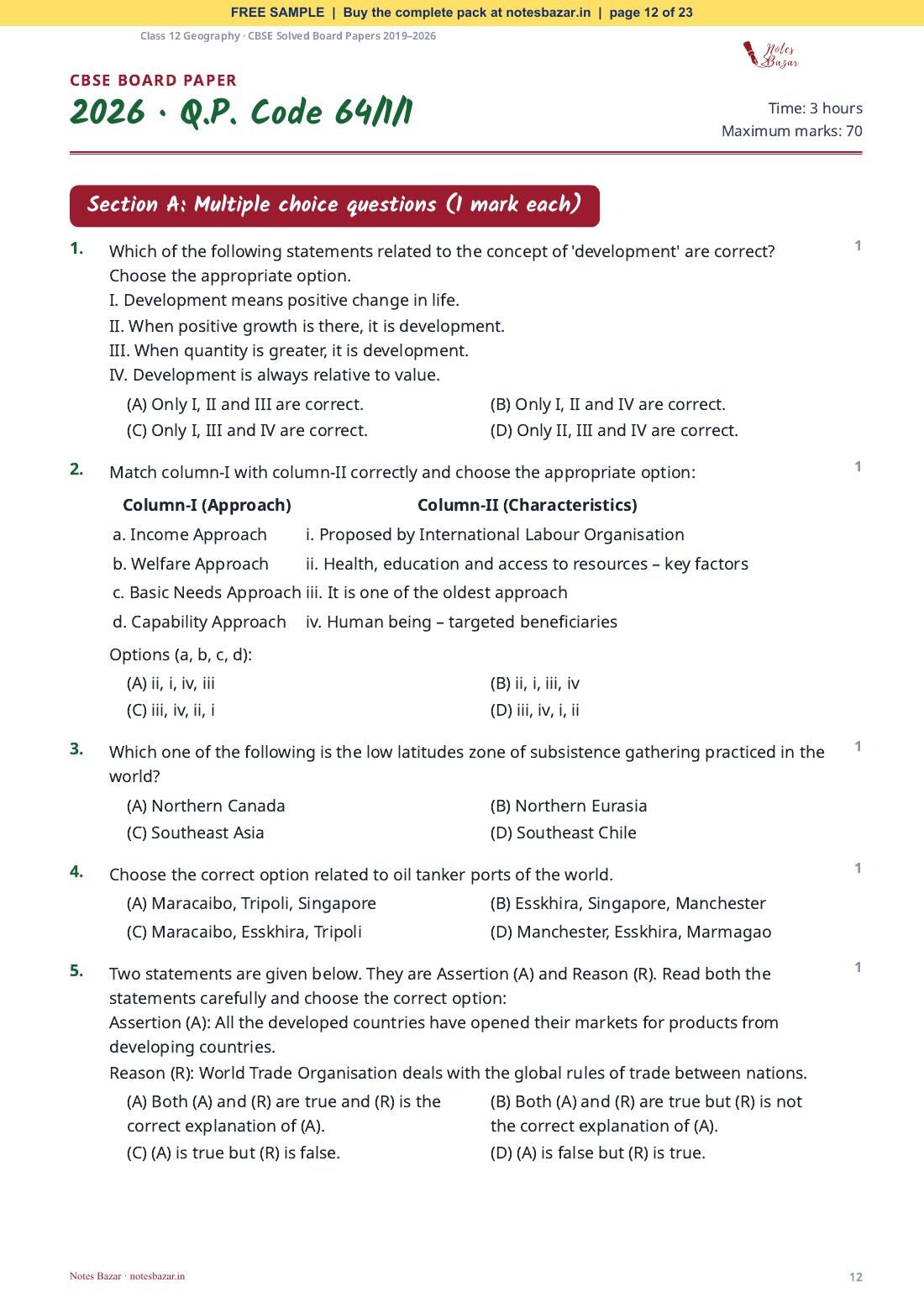 Sample page 12 of 23