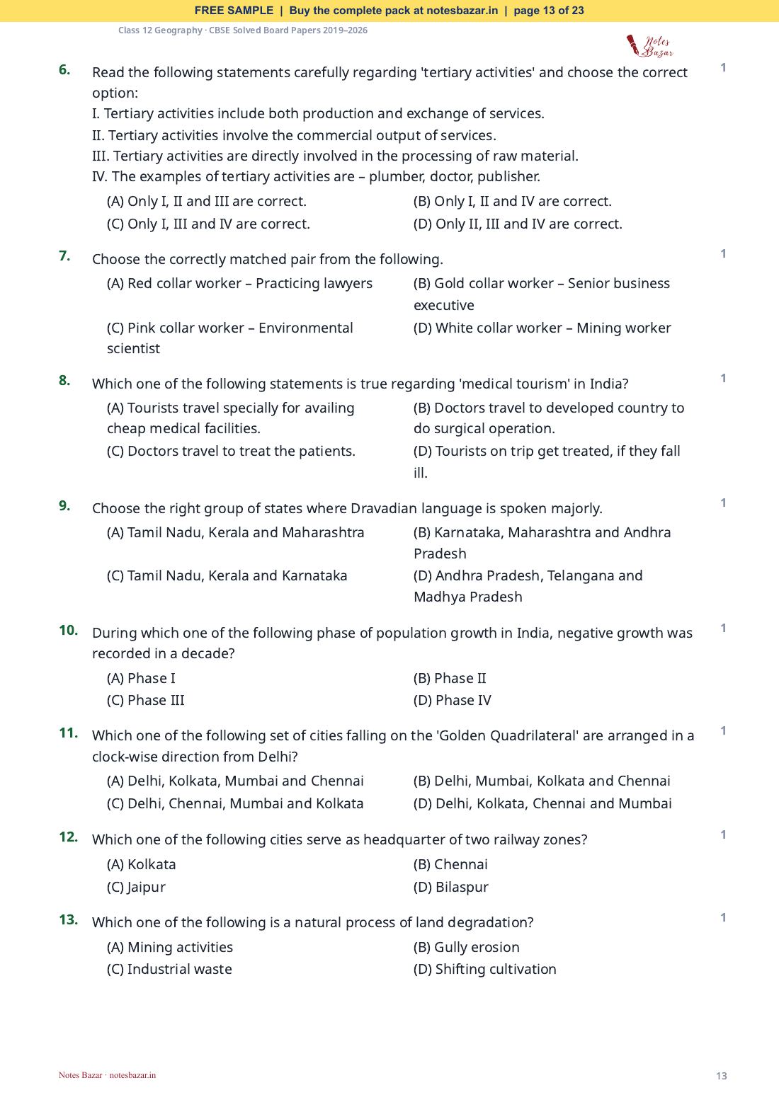Sample page 13 of 23
