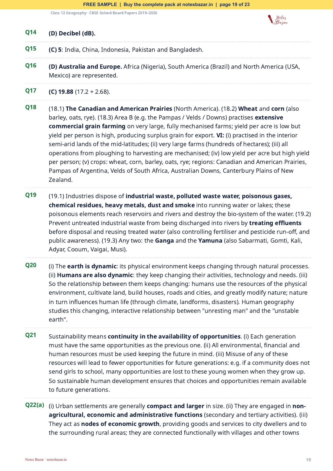 Sample page 19 of 23
