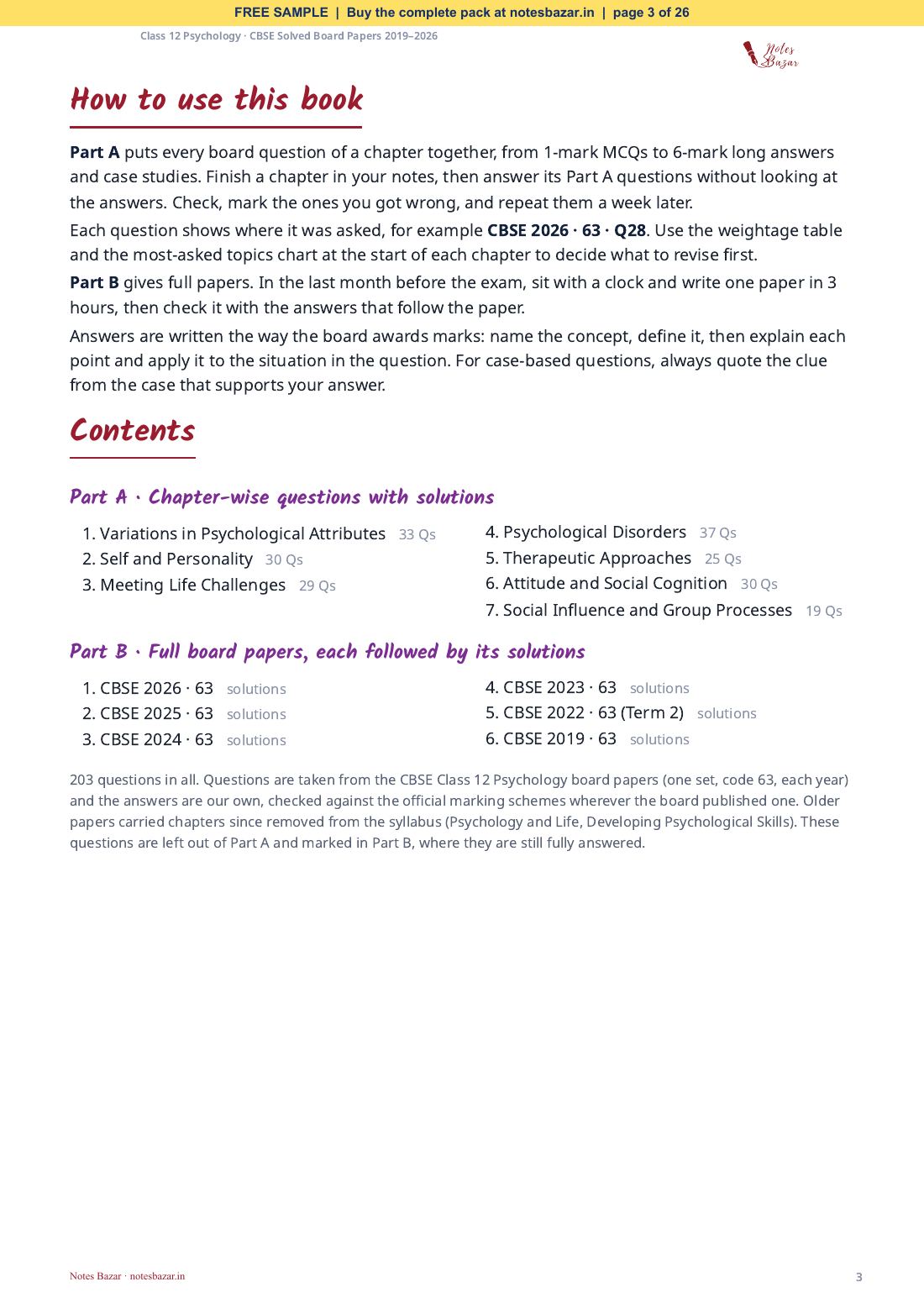 Sample page 3 of 26
