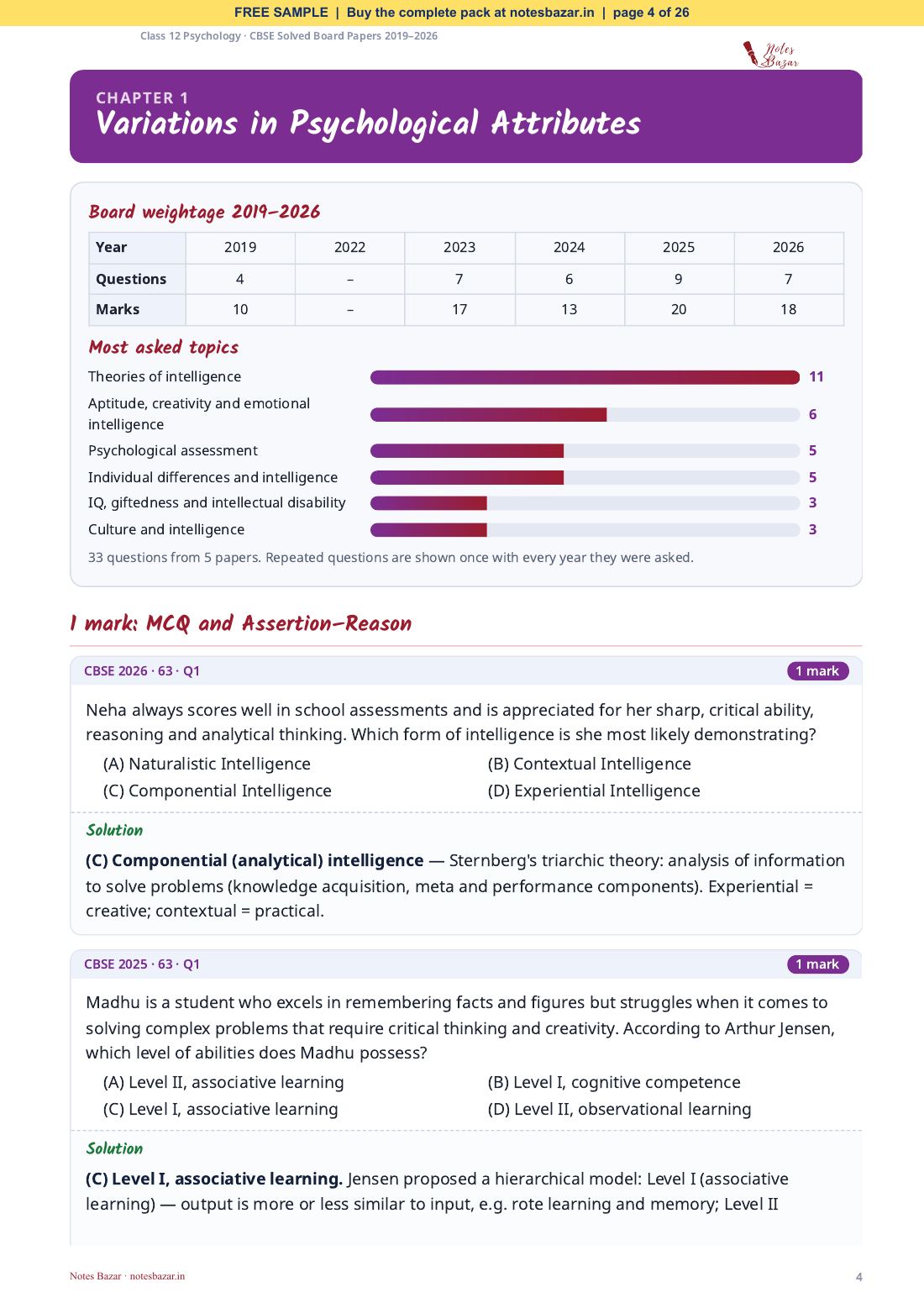 Sample page 4 of 26