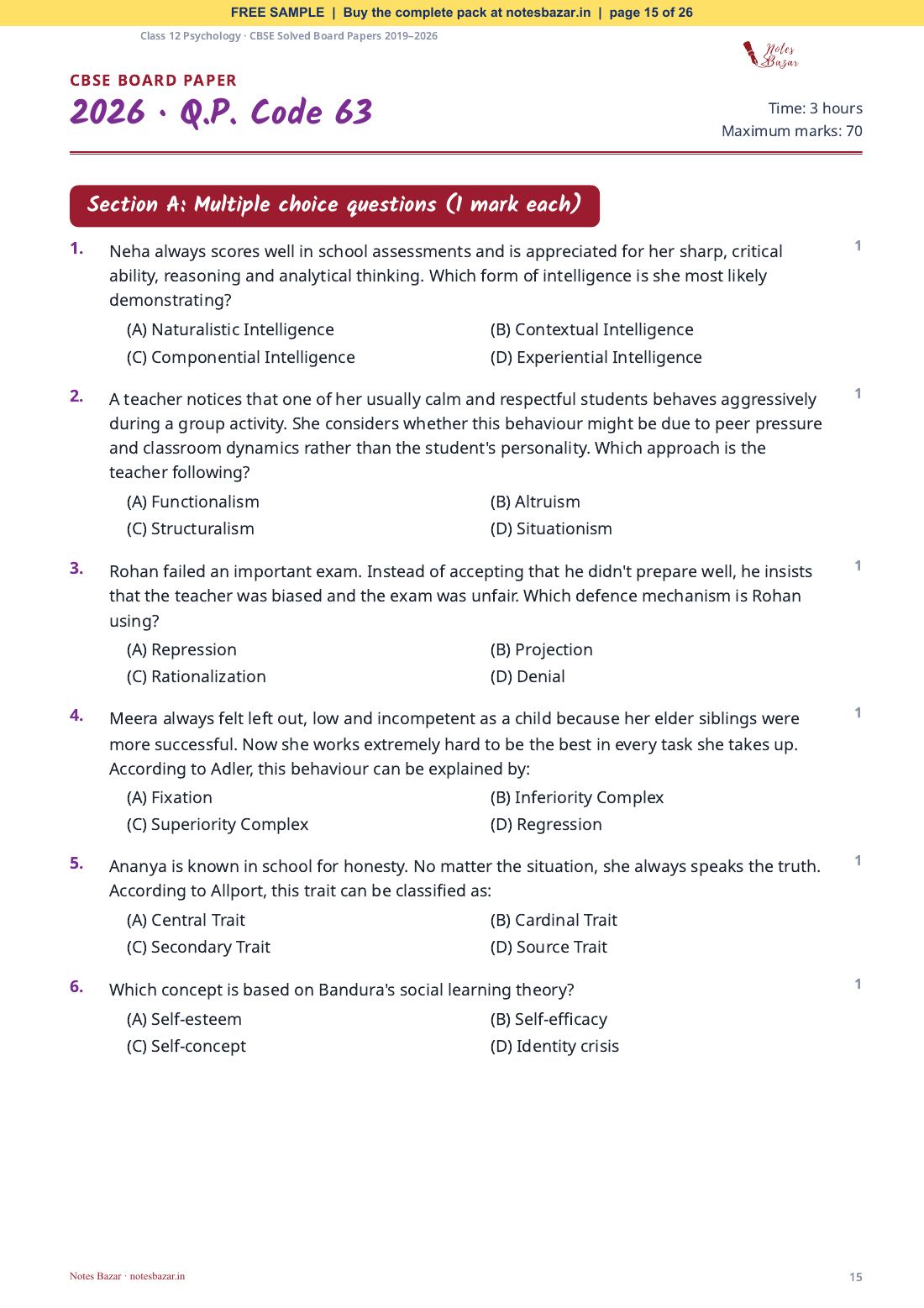 Sample page 15 of 26