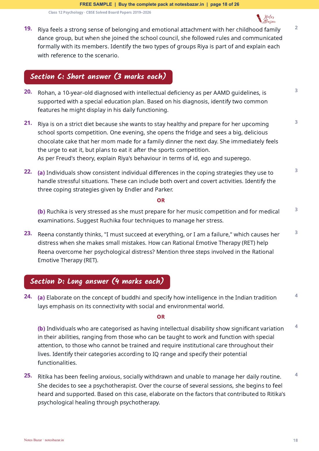 Sample page 18 of 26