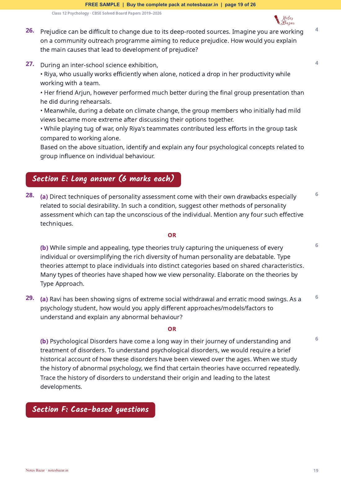 Sample page 19 of 26