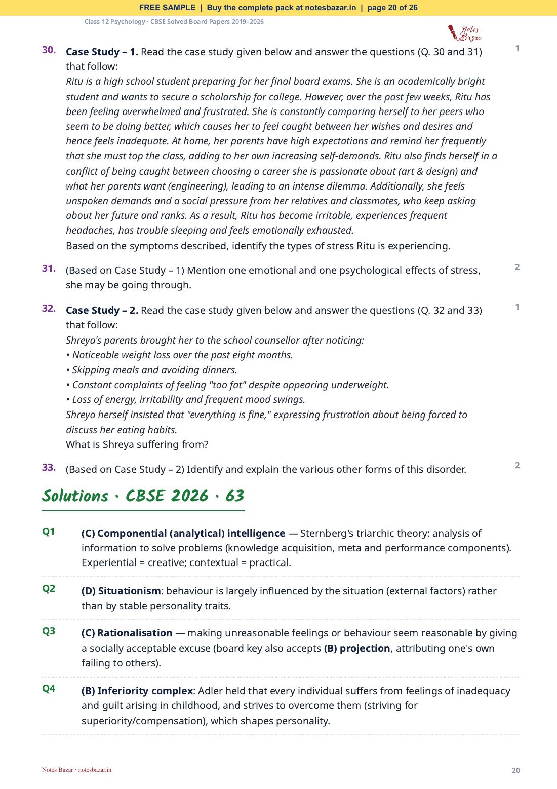 Sample page 20 of 26