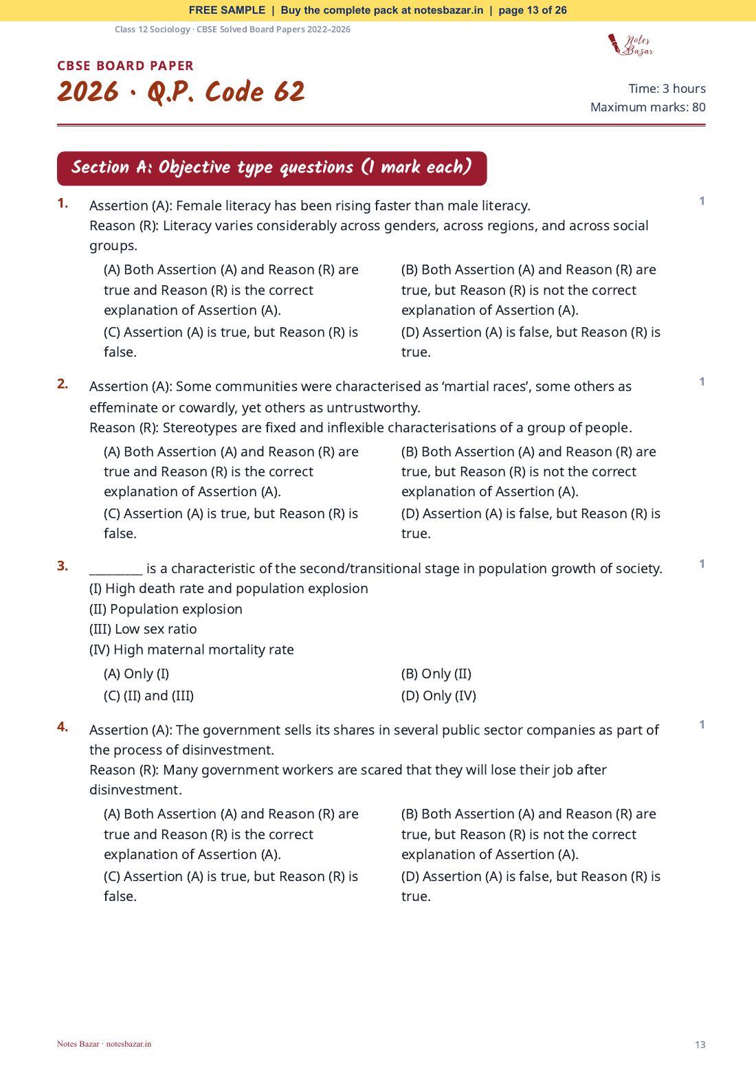 Sample page 13 of 26