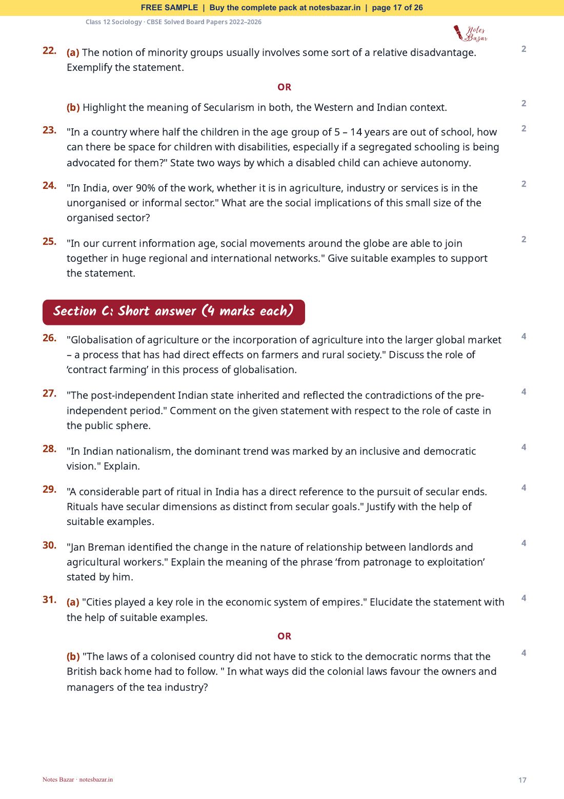 Sample page 17 of 26